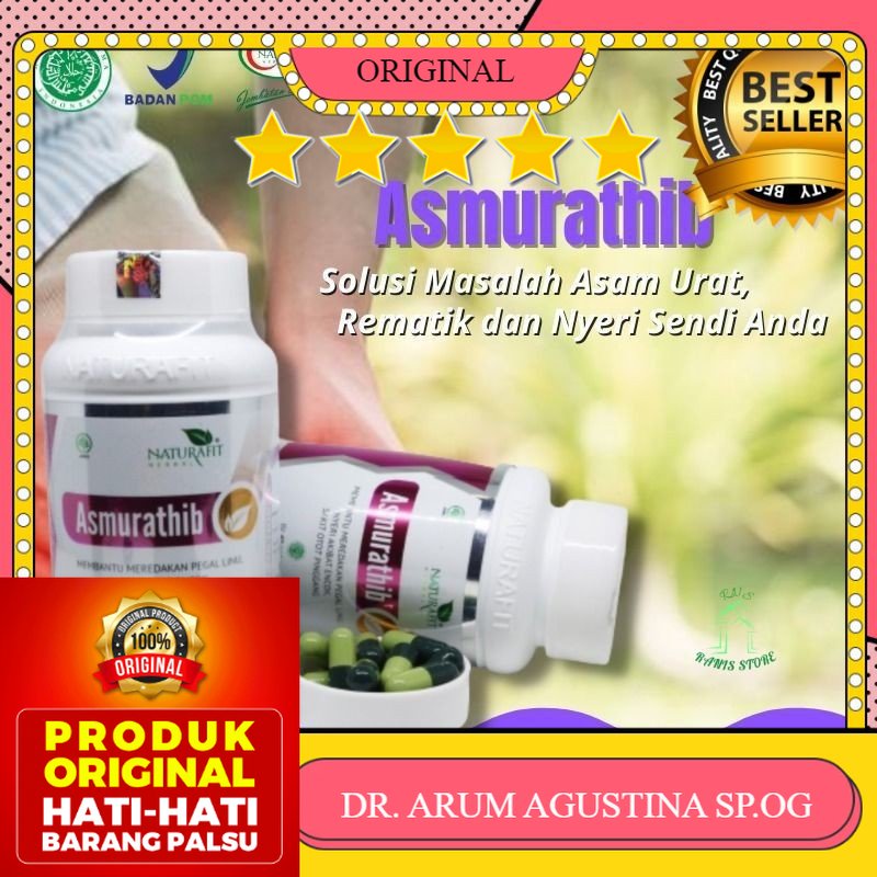 

100% ORIGINAL Obat Asam Urat Asmurathib Original
