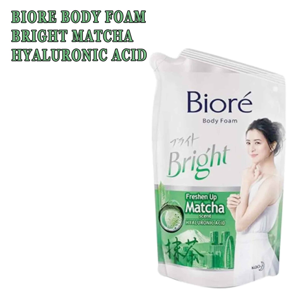 Biore *body foam *bright /matcha *400 ml