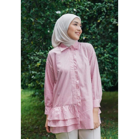 (NEW) Poppy shirt pink aleza label