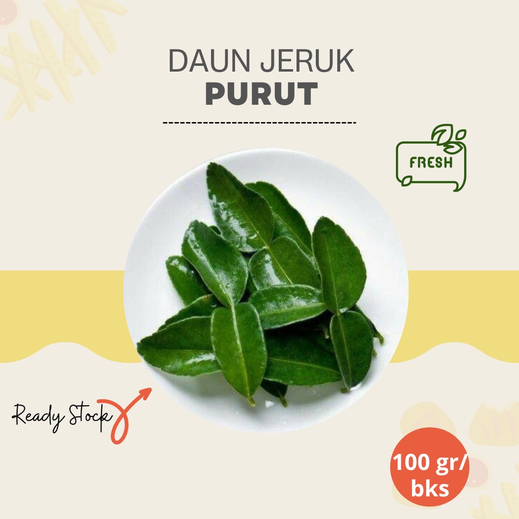 

Daun Jeruk Purut Pelengkap Bumbu Masak Fresh Per Pack
