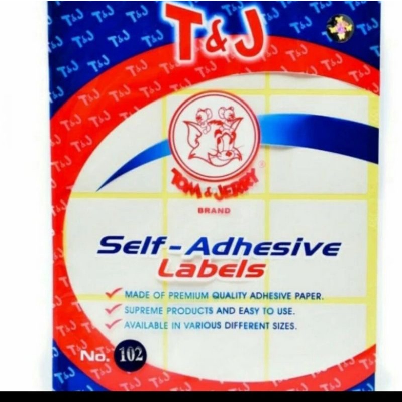 

label tom & Jerry N0 102 isi.25pack