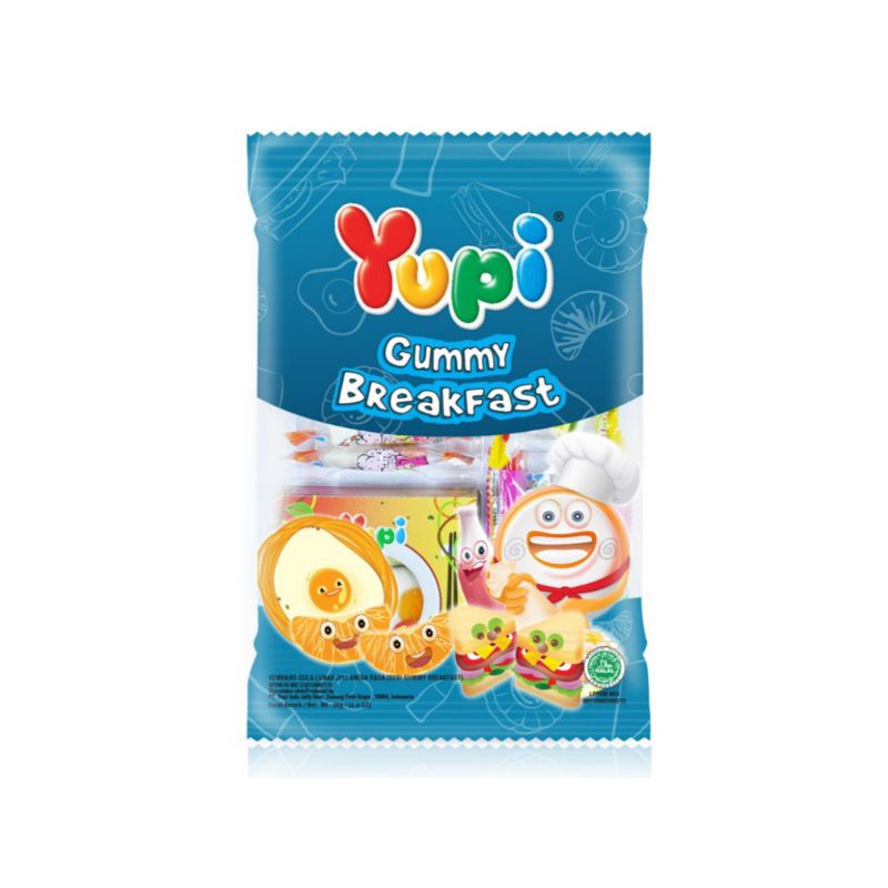 

Yupi Gummy Candies Breakfast 95gr / Permen Jelly