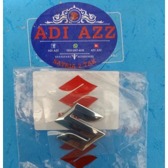 emblem logo S Suzuki Shogun sp 125 Titan SkyDrive