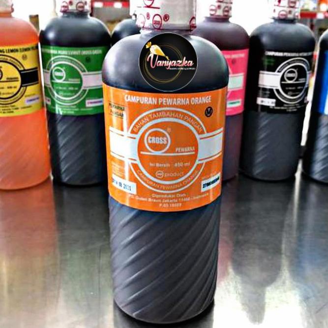 

Pewarna Makanan Halal Cross Orange/Oranye 450ml
