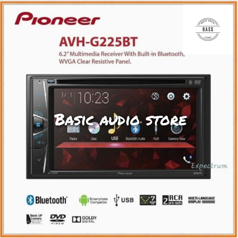 PIONEER AVH-G225BT HEAD UNIT MOBIL DOUBLE DIN