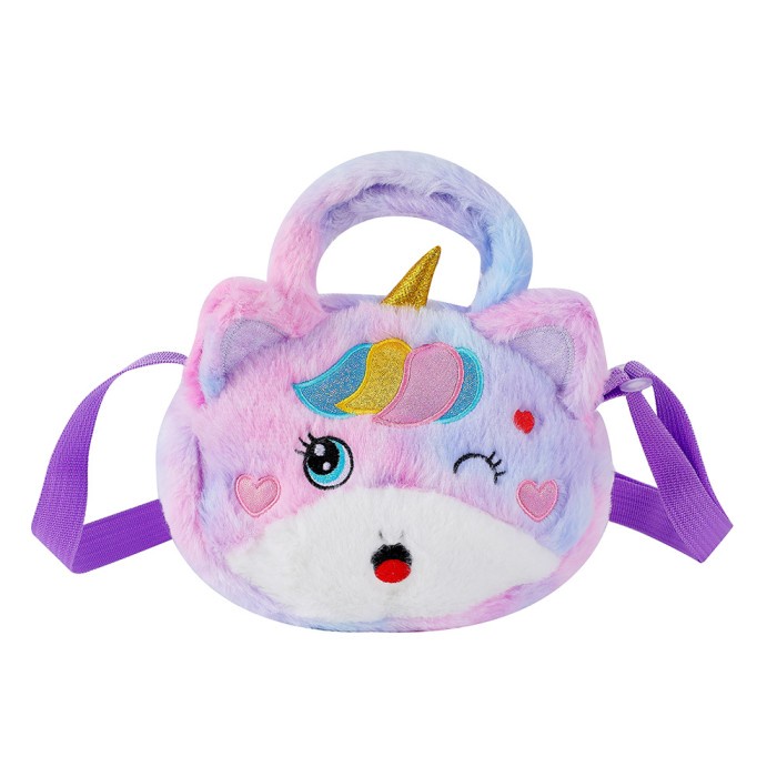 Tas Selempang Anak Unicorn Tas Anak Import Sling bag Unicorn murah - SB Kedip Ungu