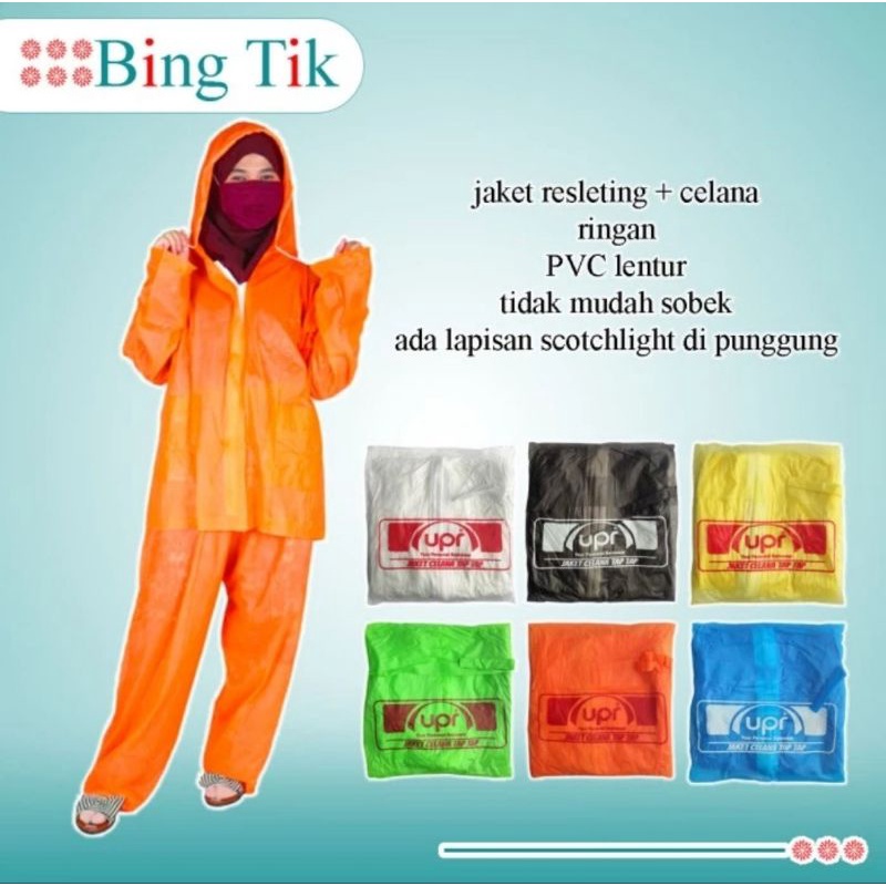 jas hujan upr jas hujan jaket celana Ibex tiktok jas hujan setelan pvc