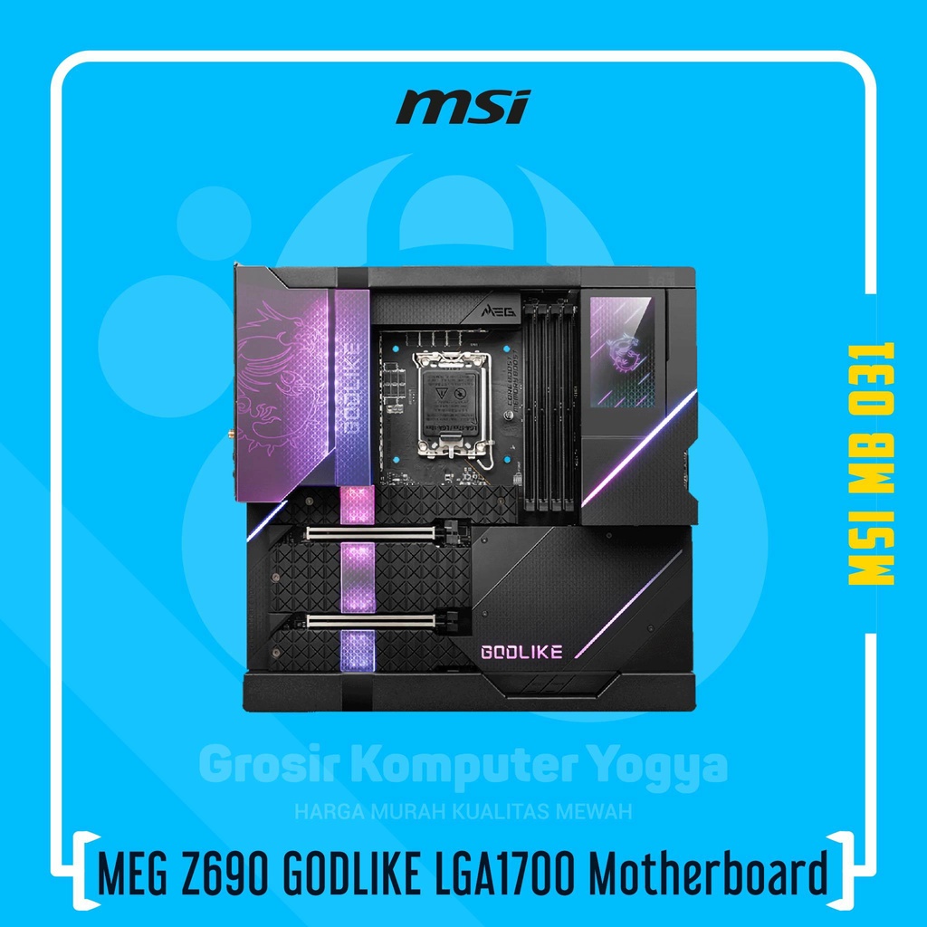 MSI MEG Z690 GODLIKE DDR5 6666MHz Socket LGA1700 Intel Motherboard