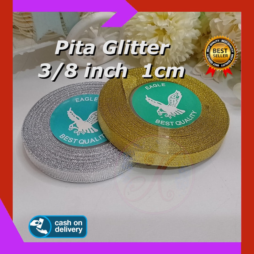 Pita Glitter 1 cm / 3/8 Inch