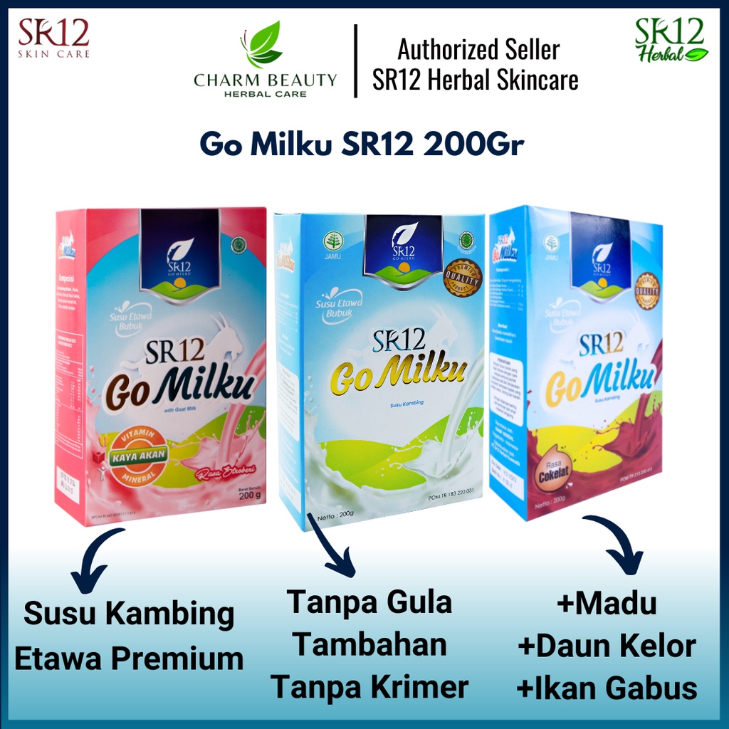 Go Milku SR12 - Susu Kambing Etawa - Isi 200g