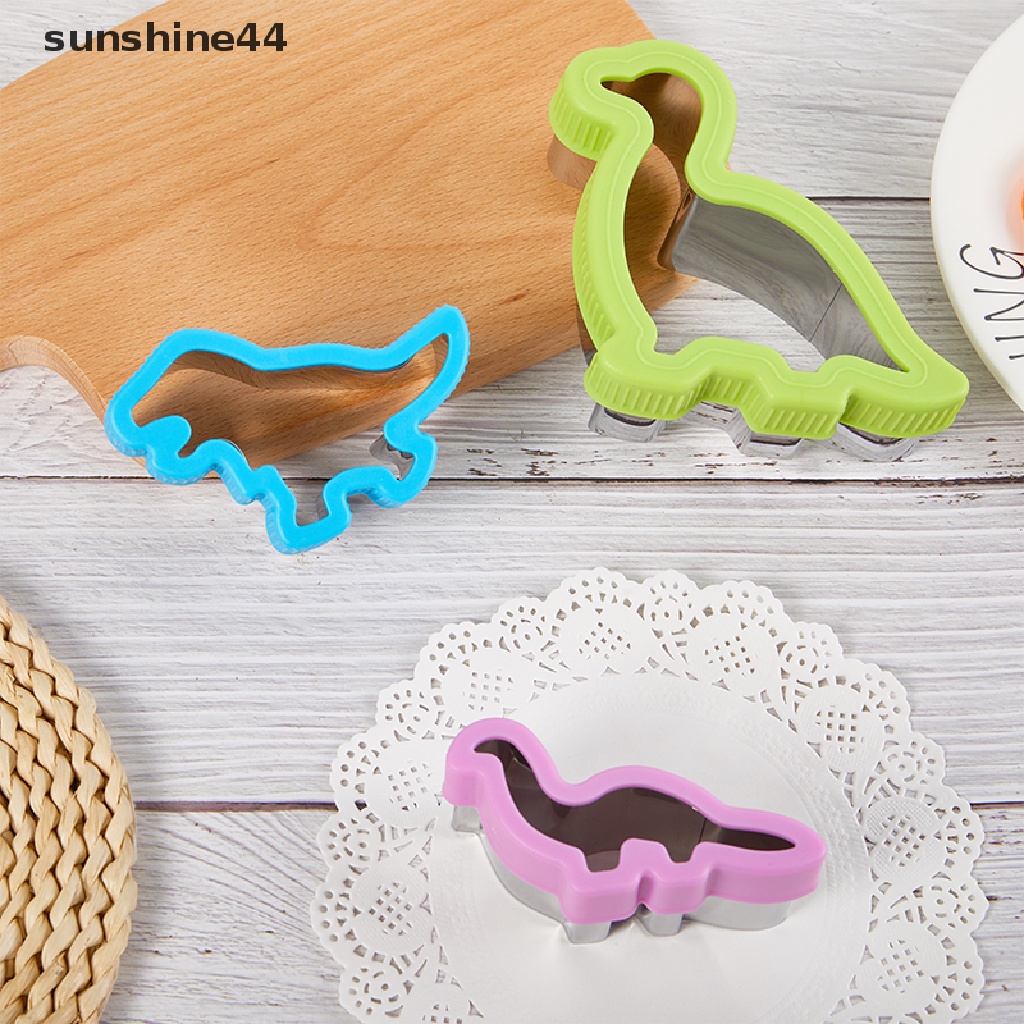 Sunshine Pemotong Dan Sealer Sandwich Stainless Steel DIY Cookie Cutters Untuk Anak.