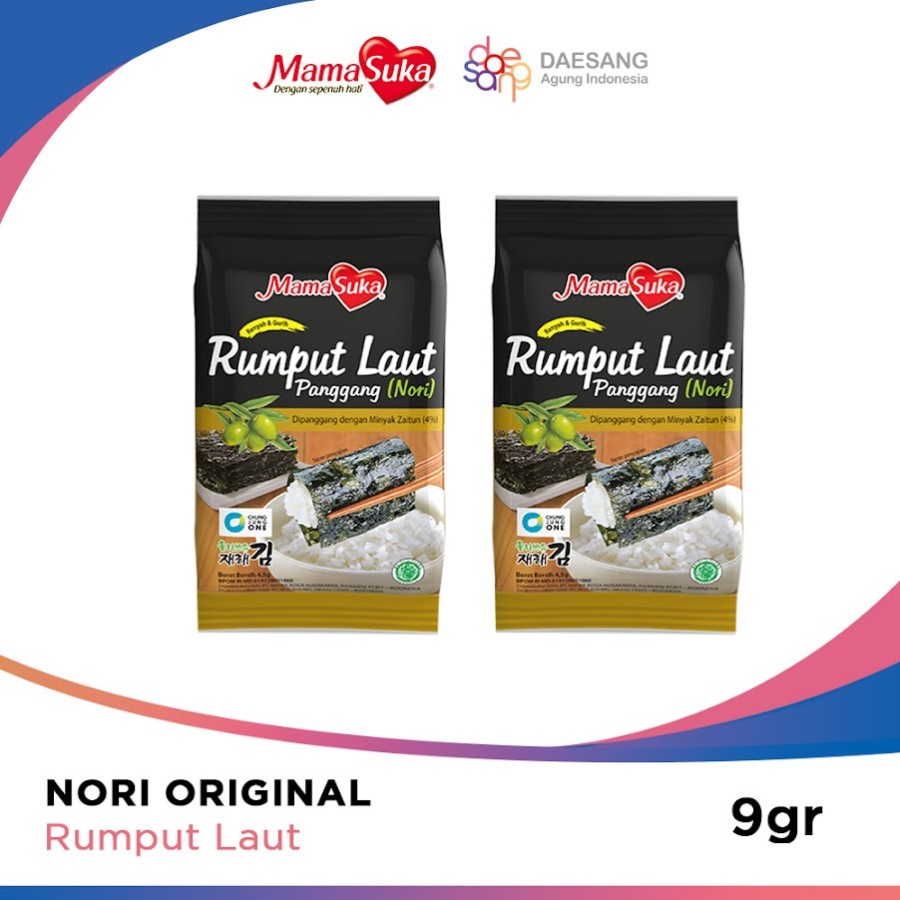 MamaSuka Rumput Laut Panggang Isi 2 Original