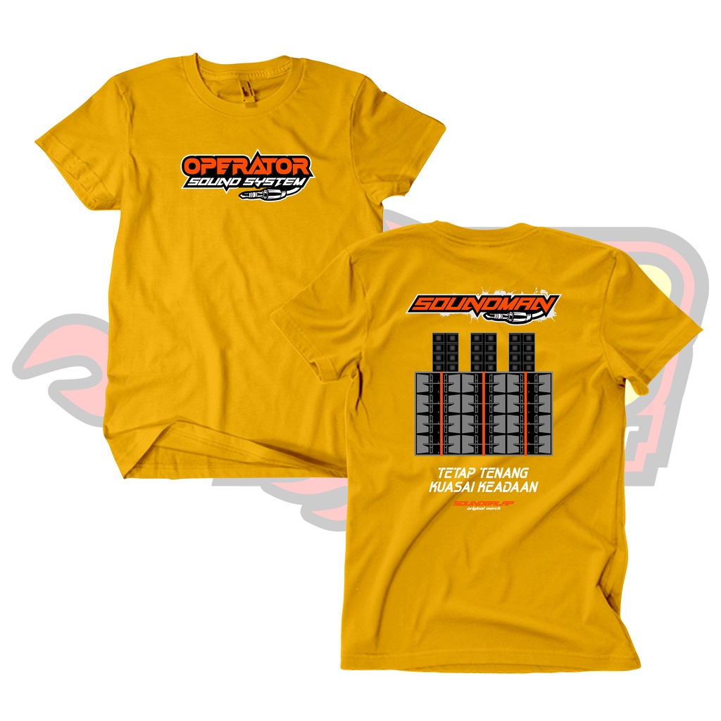 Kaos Operator Sound System / Tukang Sound - Kaos Distro Pria - SoundBalapBlitar