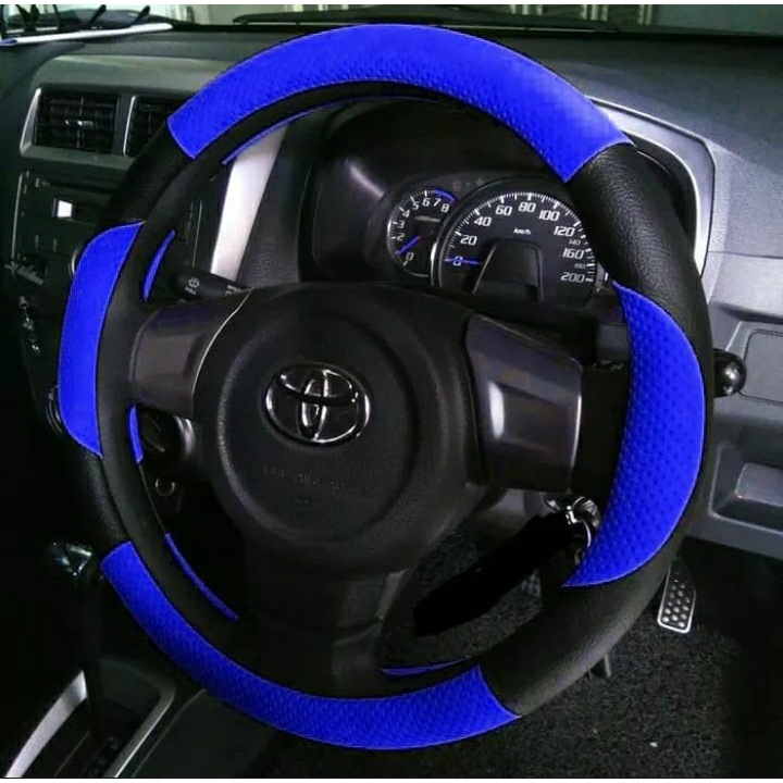 Sarung stir mobil brio calya sigra / cover stir mobil ayla / variasi stir mobil wuling/ pelindung stir mobil / cover stering mobil / variasi stering