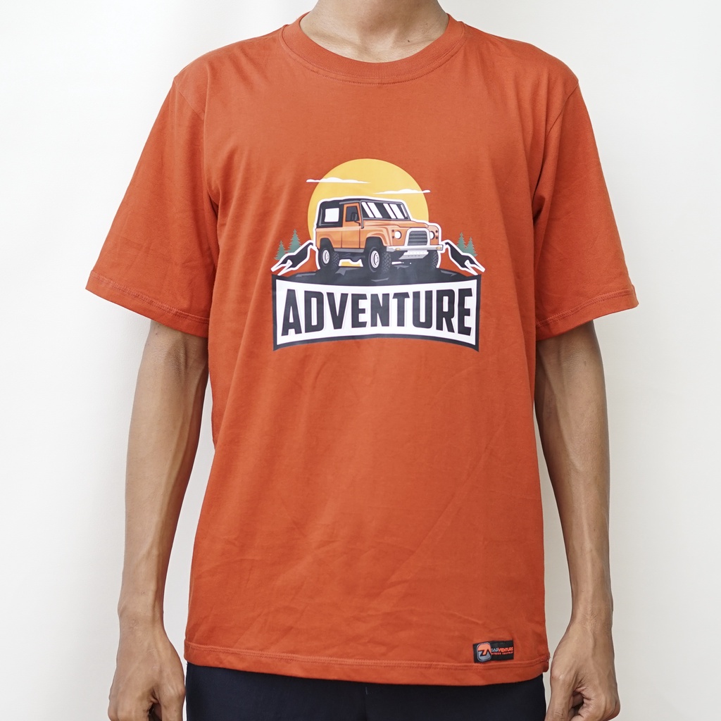 kaos tshirt tema adventure hiking zarventure 1009