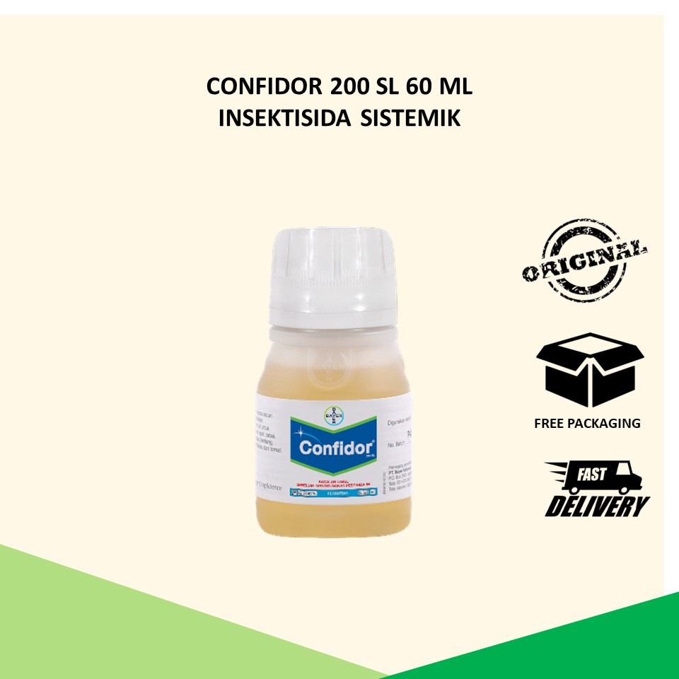 Jual Confidor 200 Sl 60 Ml Insektisida Sistemik Pestisida Imidakloprid Obat Pembasmi Hama Mealy 1412