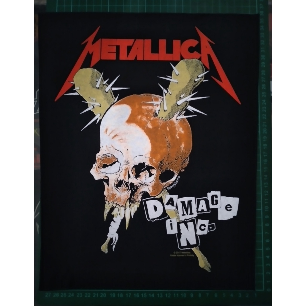 METALLICA - DAMAGE INC backpatch
