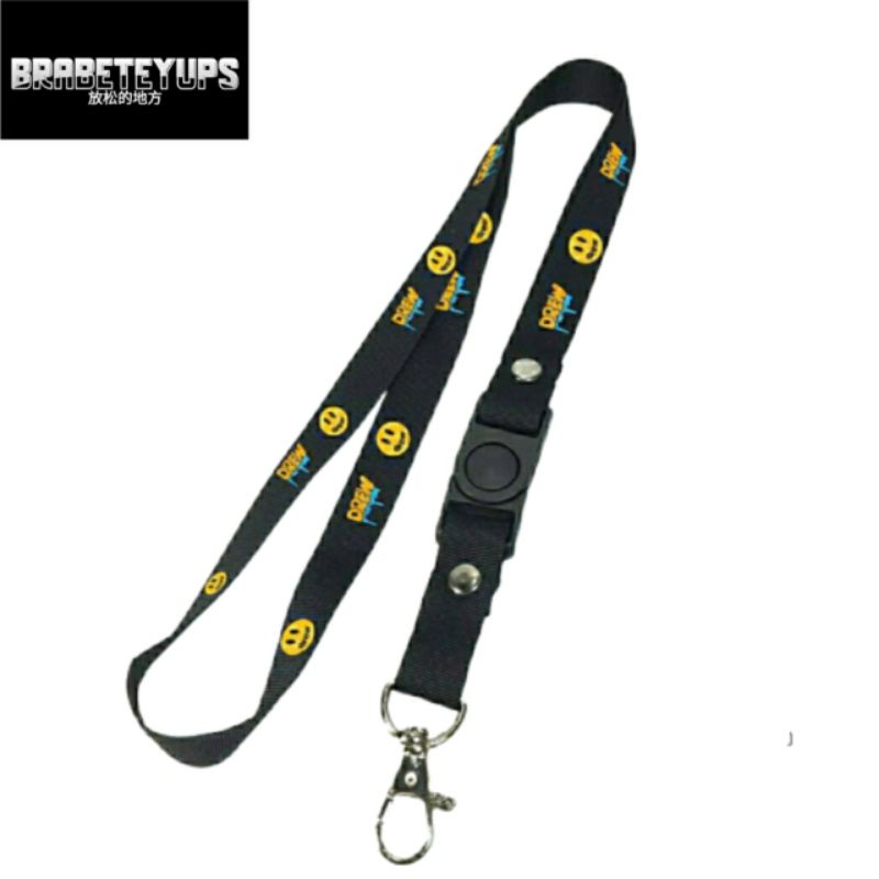 

Tali lanyard DREW / tali lanyard gantungan leher name tag id card / pods / brand lokal