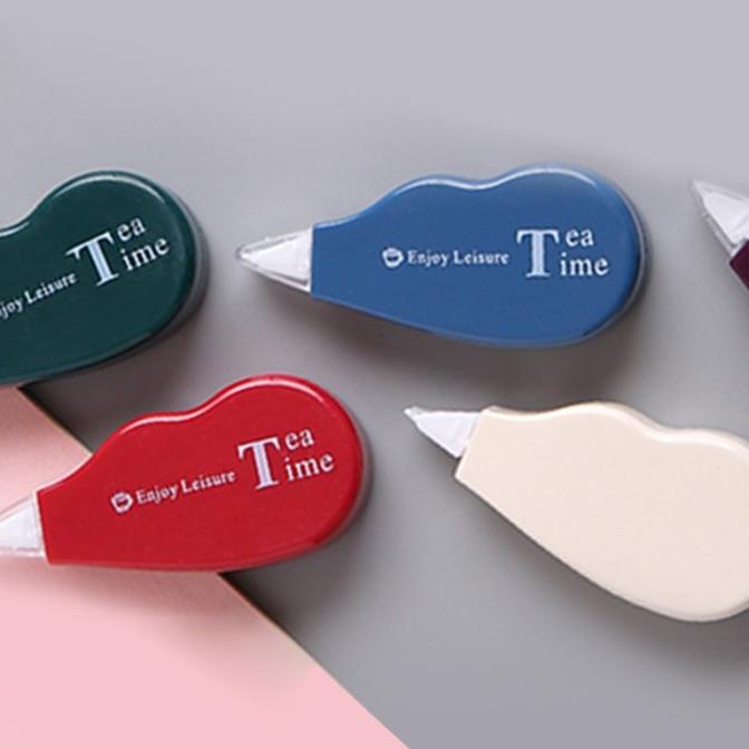

Gumelar 6 Pcs Simple Color TeaTime Lace Student Writing Correcti