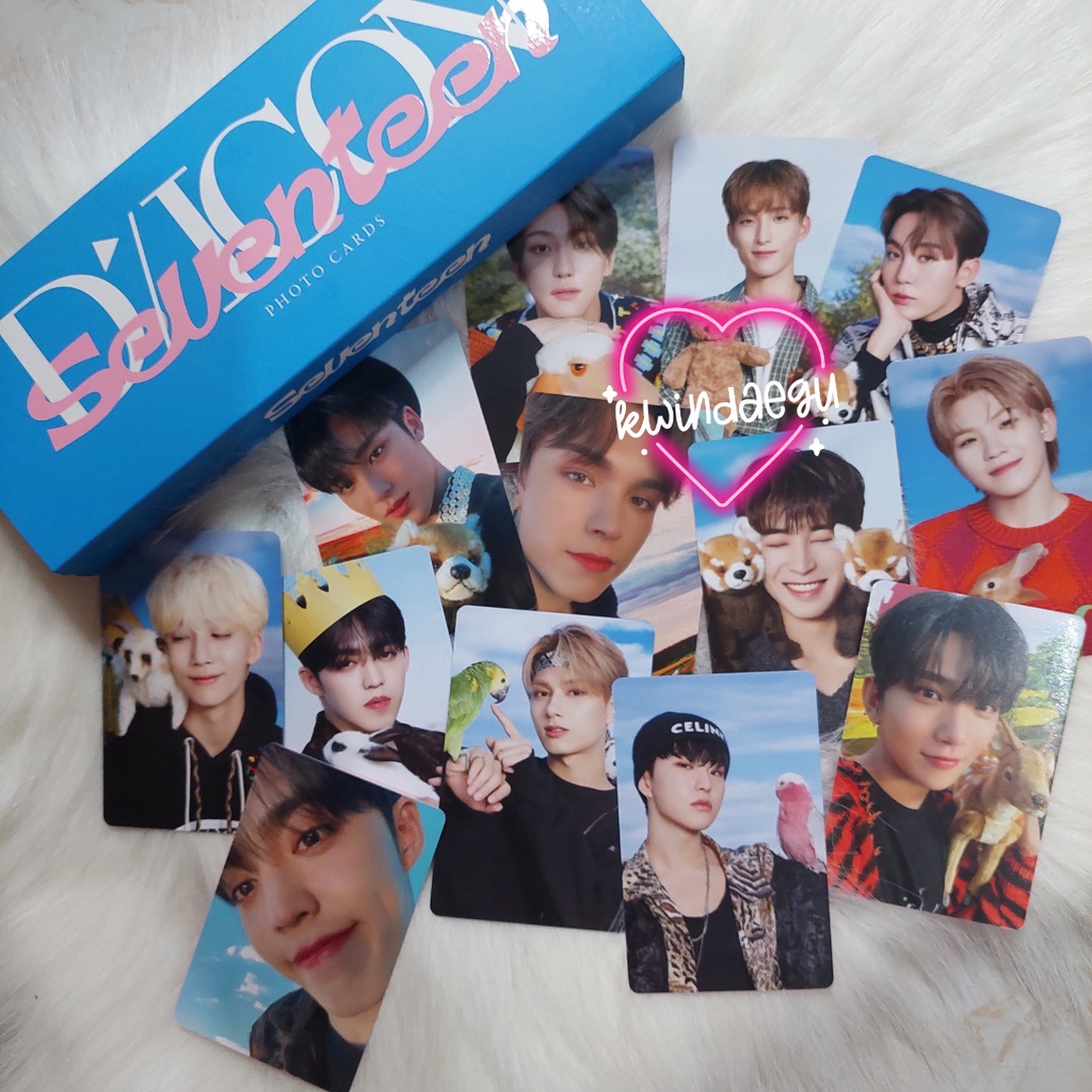 DICON SEVENTEEN PHOTOCARD DK JUN WOOZI THE8 SEUNGKWAN VERNON DINO