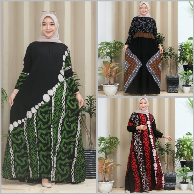 TERBARU GAMIS RAYON PREMIUM|HOMEY DRESS CANDI MEKAR|GAMIS TWILL