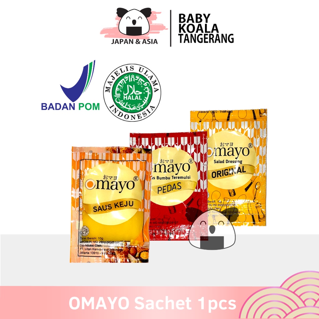 

OMAYO Mayo Pedas 1 pcs Halal│ Mayonnaise Spicy-