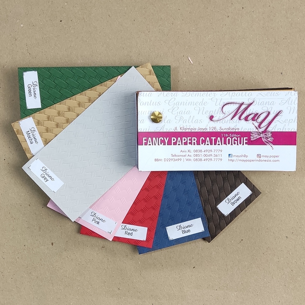 

Kertas Kado Fancy Paper Anyaman Rotan (Dione Ivory, Pink, Grey, Mocha, Brown, Green, Blue, Red)