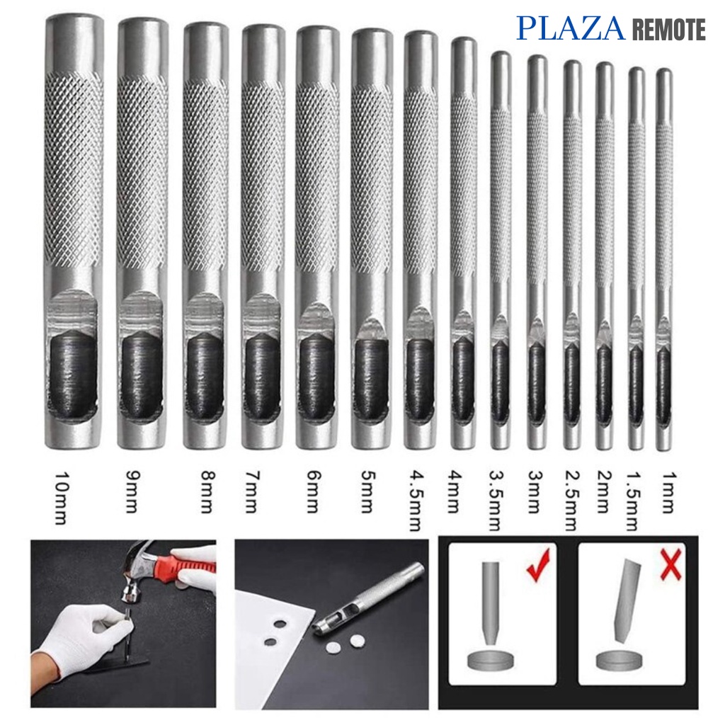 PELUBANG PEMBOLONG SABUK KERAJINAN KULIT PLONG KULIT HOLLOW PUNCH 1.5MM