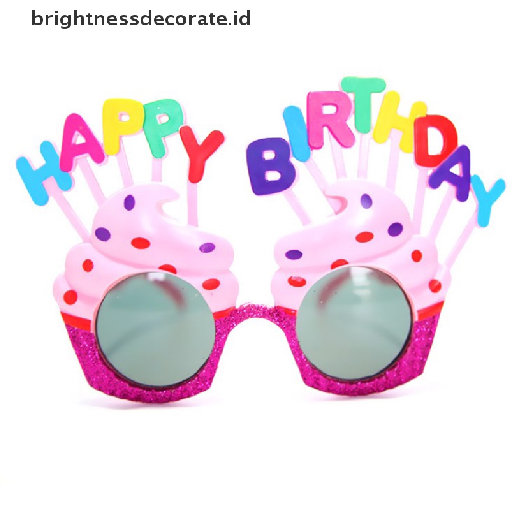 [Birth] Birthday Party Sunglasses Kacamata Happy Birthday Lucu [ID]