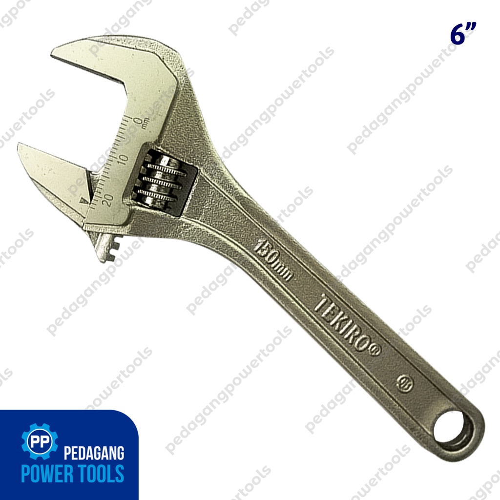 TEKIRO KUNCI INGGRIS 6 INCH KUNCI BAGO ADJUSTABLE WRENCH WR-AD0280