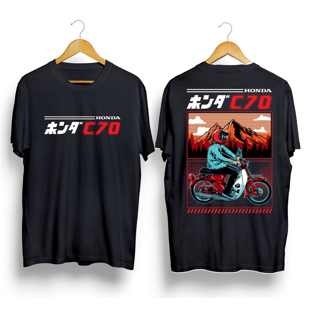 KAOS KOMUNITAS MOTOR HONDA C70 DISTRO - KAOS MOTOR TUA ORIGINAL DISTRO