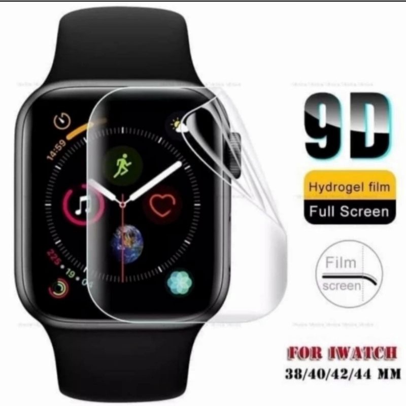 Apple watch 38 mm 40 mm 42 mm 44 mm 41 mm 45 mm ULTRA 49 MM anti gores hydrogel clear screen protector DEPAN + BELAKANG