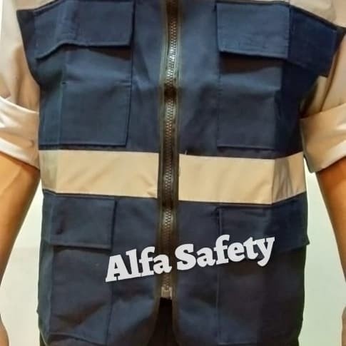 Rompi Rompi Drill Safety Biru Navy