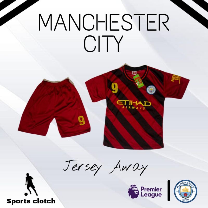 JERSEY MANCHESTER CITY AWAY ANAK MURAH/ KAOS BOLA MANCHESTER CITY AWAY ANAK
