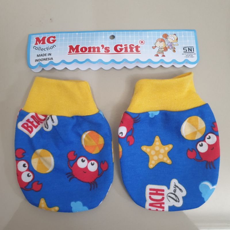 1 Pasang Sarung Tangan / Sarung Kaki Bayi Newborn MG1PS Print (1 Pasang Sarung Tangan / Sarung Kaki) MG1PS