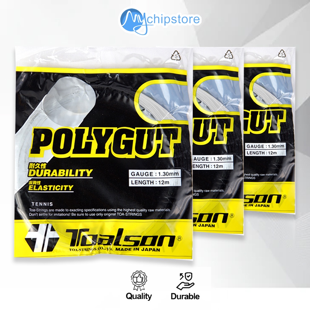 Senar Raket Tenis Lapangan Berkualitas Original TOALSON POLYGUT