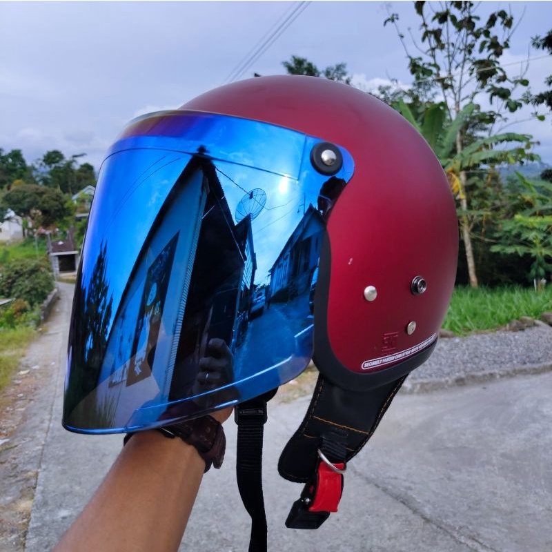 HELM CLASSIC KACA DATAR SNI