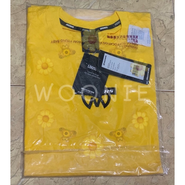 Skechers Yellow Shirt x Mew suppasit Size XXL