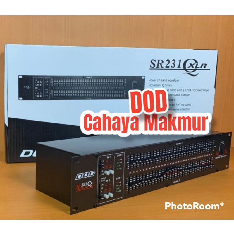 Equaliser DOD SR 231 (31 Channel)Our flagship equalizer, the SR231 QXLR
