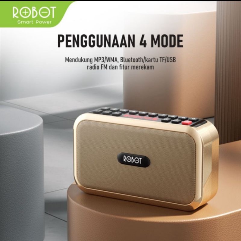 Speaker Robot RB200 Bluetooth - Robot RB200 Wireless Speaker Bluetooth