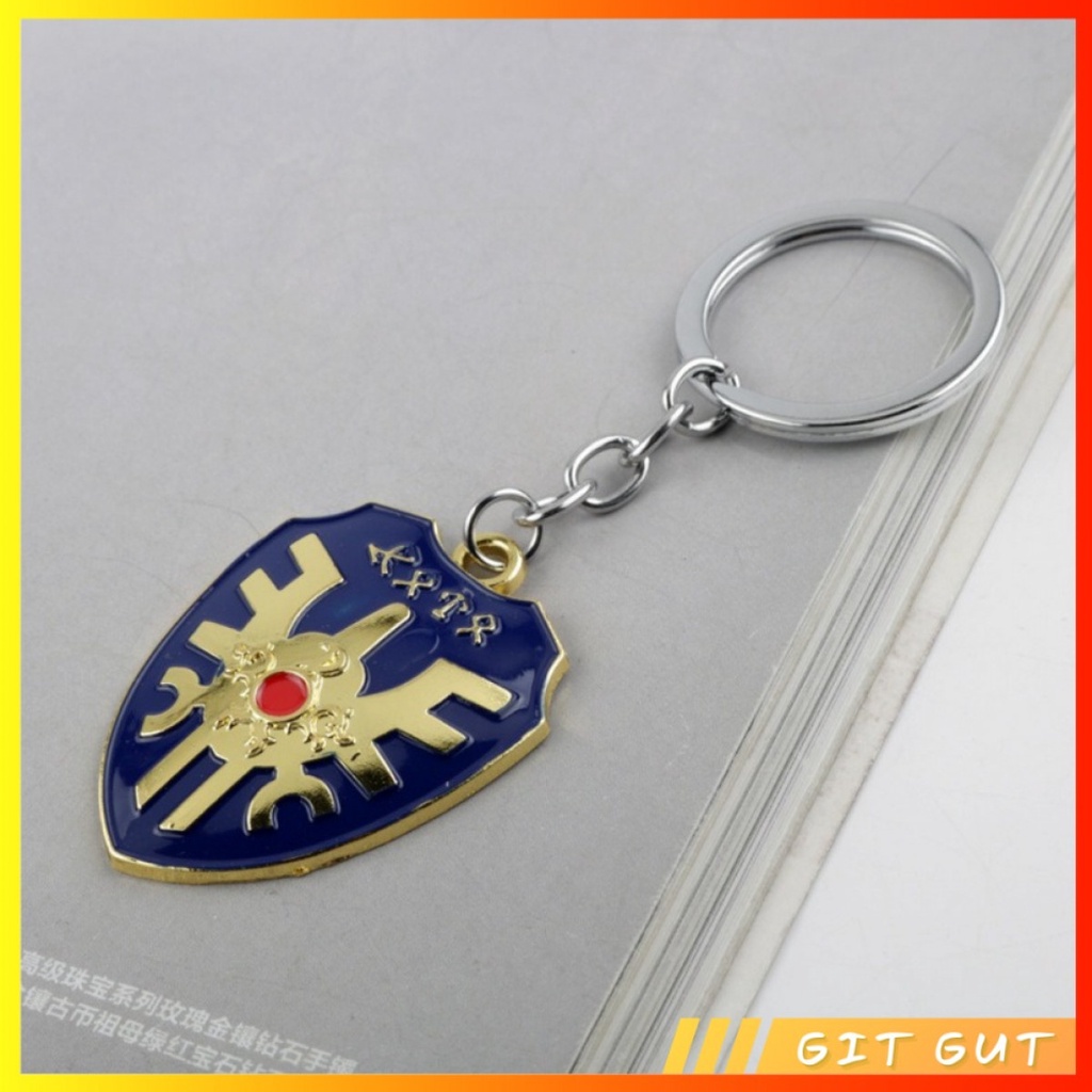 Keychain Gantungan Kunci Dragon Quest Shield