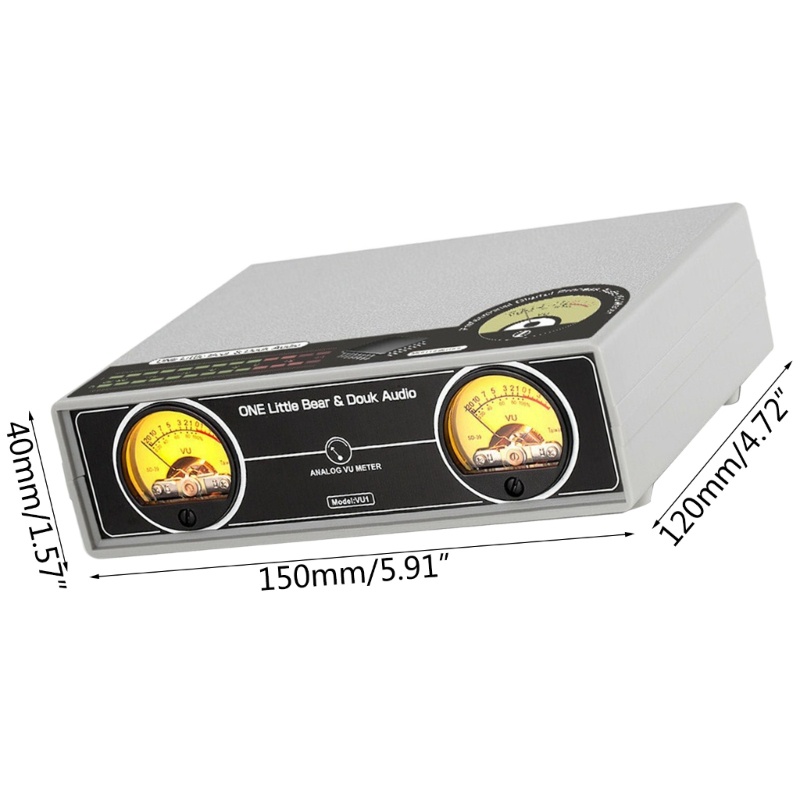 Zzz VU1 Analog-VU Meter Indikator Level Suara Dengan DB-Panel Display Switcher