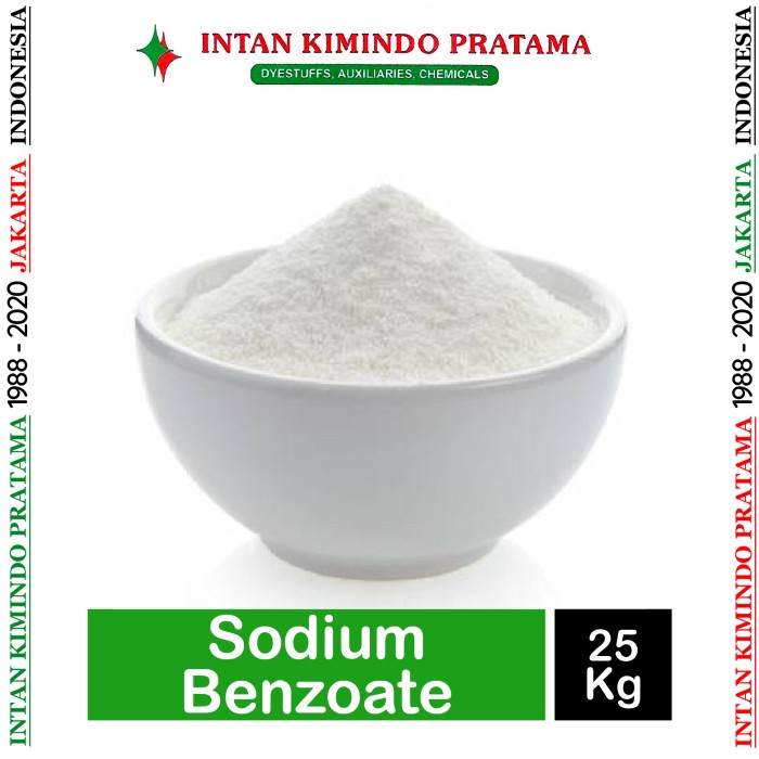 

Sodium Benzoate 25kg Pengawet Makanan Multifungsi