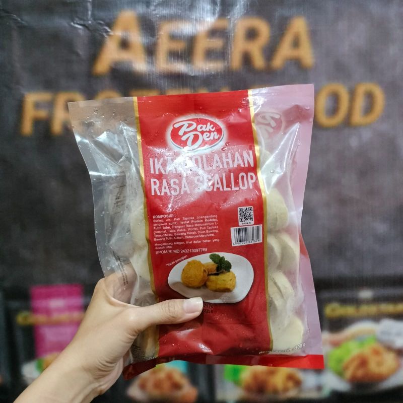 

Pak Den Ikan Olahan Rasa Scallop 500Gr