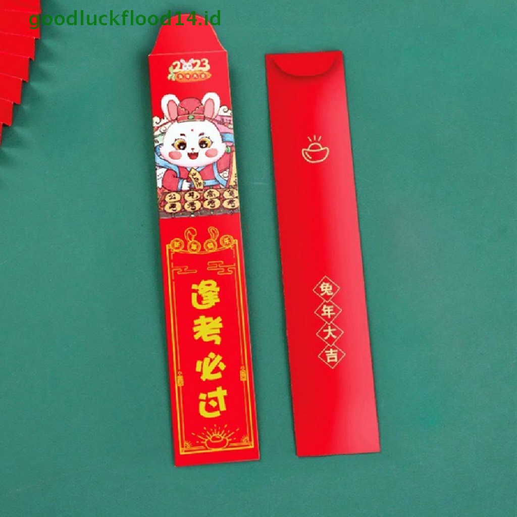 [GOOGFOUR] Tahun Kelinci Serut12 Amplop Merah Dalam Kotak Blind Box Amplop China-Chic Merah Lucky Lot Nikah Amplop Merah [TOP]