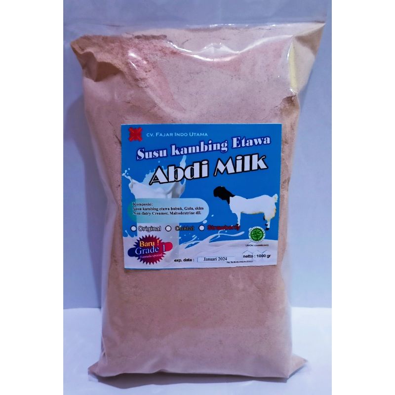 

Susu Kambing Ewata Grade 1 Rasa Coklat isi 1kg