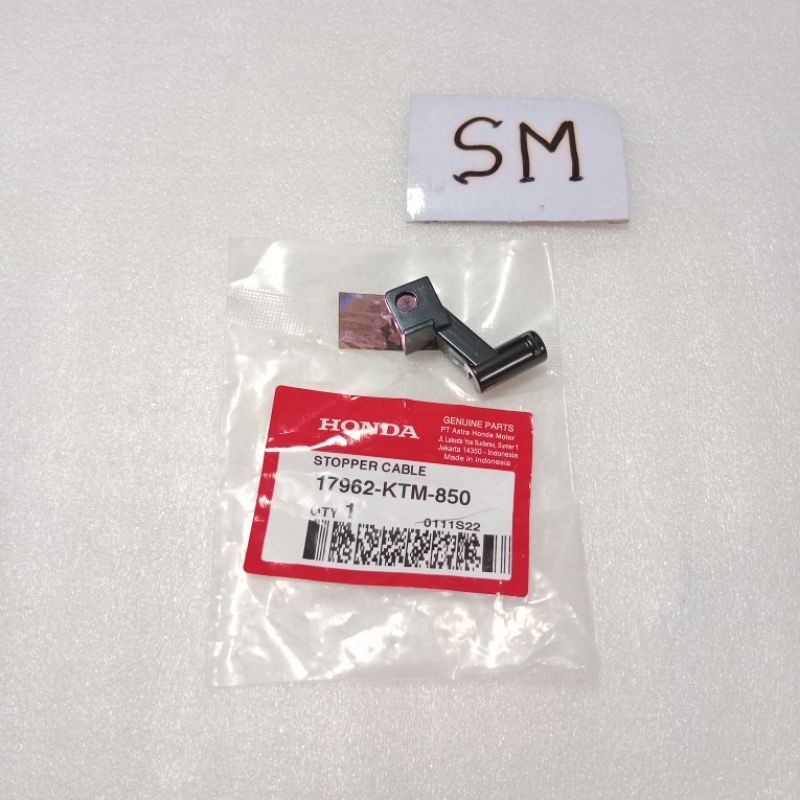 Besi Dudukan Kabel Stopper Cable Karisma Supra X 125 Revo 17962-KTM-850 Asli Original Honda