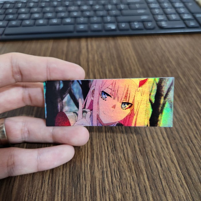 

Sticker Hologram Anime Slap - PSH1369 - Zero Two