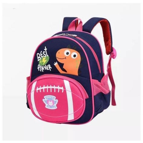 BPT Qisswa_Tas Ransel Anak Sekolah PAUD TK SD Tas Anak Perempuan Motif AMSTER Tas Anak Sekolah Simple SD dan TK perempuan Garsel FKT 5929