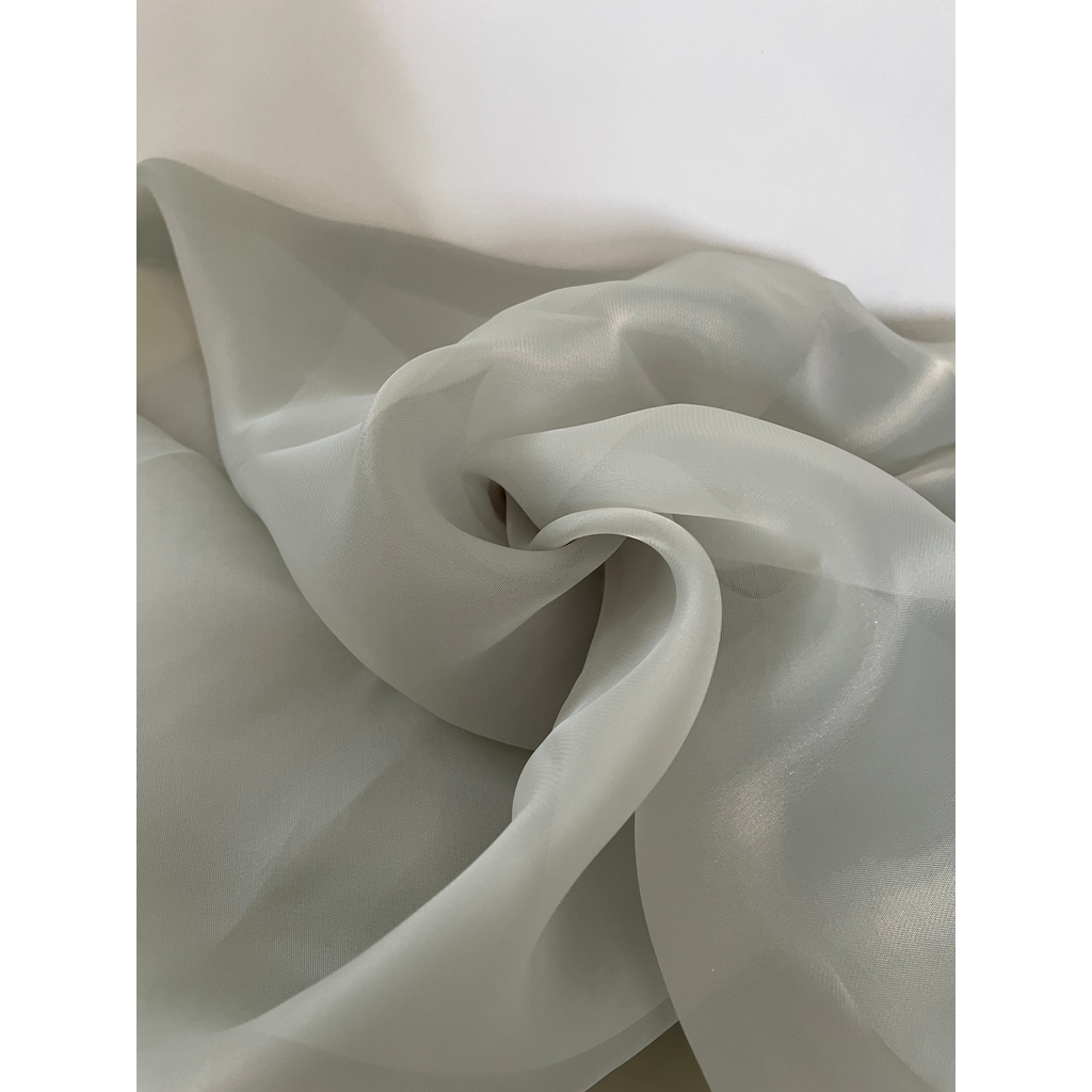 Kain Organza Organdi Polos Premium Silk Kain Kaca 1/2 Meteran